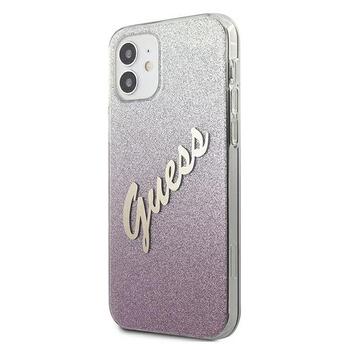 Guess GUHCP12SPCUGLSPI Glitter Gradient Script Защитный чехол для iPhone 12 mini 5,4