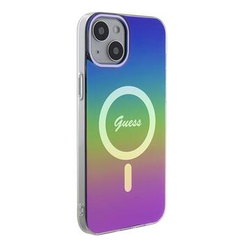 Guess GUHMP15MHITSK Hardcase IML Iridescent MagSa Защитный чехол для iPhone 15 Plus/14 Plus 6.7