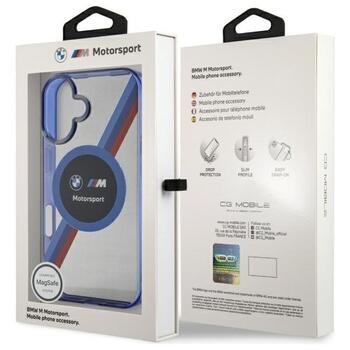 BMW Motorsport IML Circle MagSafe Aizsargapvalks Priekš Apple iPhone 16 (BMHMP16S23HTPUK)