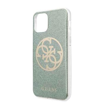 Guess GUHCN58PCUGLKA Hardcase 4G Circle Glitter Защитный чехол для iPhone 11 Pro / хаки (GUHCN58PCUGLKA)