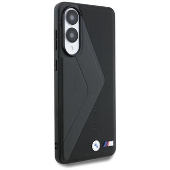 BMW Leather Oversized Stripes MagSafe Чехол для Samsung Galaxy S25 Edge (BMHMPS25E24PUOCSK)