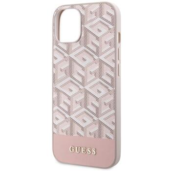 Guess GUHMP14MHGCFSEP GCube Stripes MagSafe Aizsargapvalks priekš iPhone 14 Plus/15 Plus 6.7