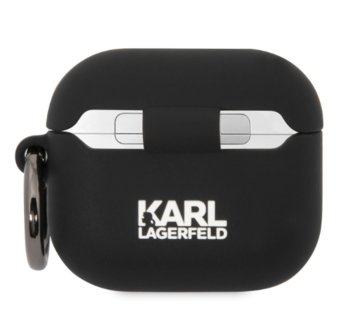 Karl Lagerfeld 3D Logo NFT Karl Head Silicone Case Чехол для наушников Apple AirPods 3 (KLA3RUNIKK)