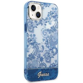 Guess GUHCP14MHGPLHB Porcelain Collection Защитный чехол для iPhone 14 Plus / 15 Plus 6.7