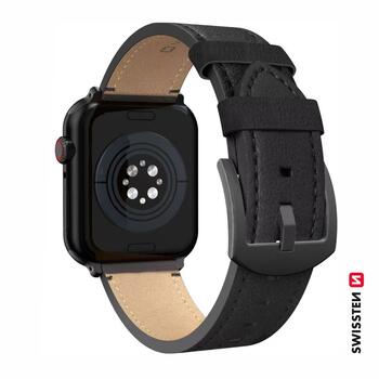 Swissten Кожаный Ремешок Для Apple Watch 42 / 44 / 45 / 49mm (46000811)