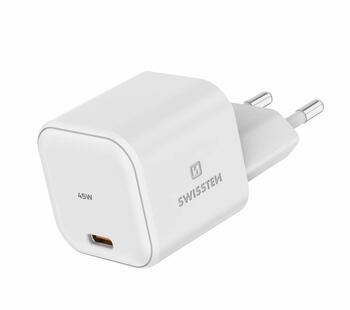 Swissten GaN Travel Charger Адаптер USB-C 45W (22037010)