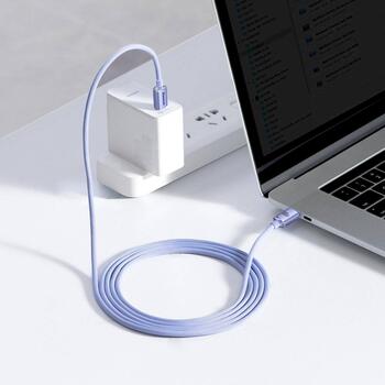 Baseus CAJY000705 Crystal Shine Series Data Cable Кабель для передачи данных USB-C - USB-C 100W 2m / фиолетовый (CAJY000705)
