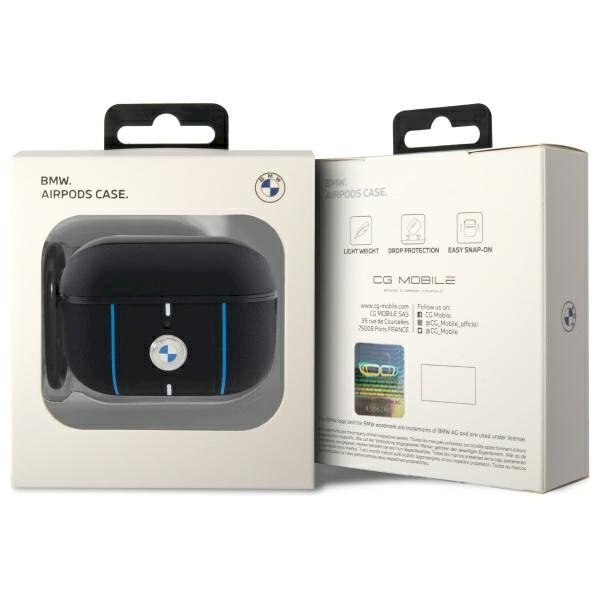 BMW BMAP222RVSK AirPods Pro 2 (2022/2023) Aizsargapvalks Color Lines / melns (BMAP222RVSK)