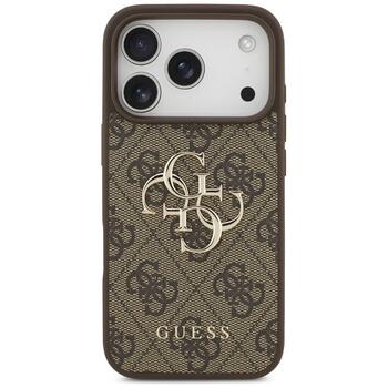 Guess 4G Big Logo Case Aizsargapvalks priekš iPhone 17 Pro / brūns (GUHCP17L4GMGBR)