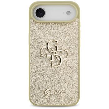 Case Guess Fixed Glitter Big 4G Защитный чехол для iPhone Air / золотой (GUHCP17MHG4SGD)