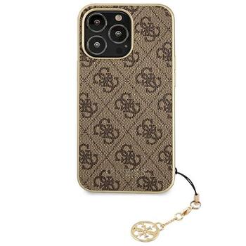 Guess GUHCP13LGF4GBR Hardcase 4G Charms Collection Aizsargapvalks priekš iPhone 13 Pro / 13 6,1