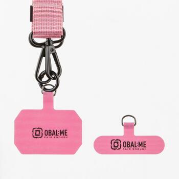 OBAL:ME NeckTag Ribbon Rope Ремешок на шею для телефонов / розовый (57983126810)