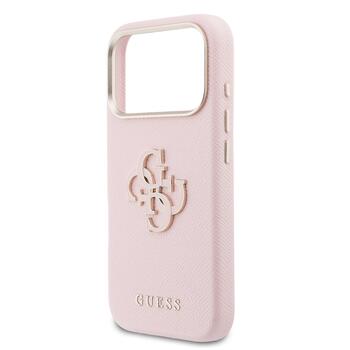 Guess PU Resin Logo Case Чехол для Apple iPhone 17 Pro Max (GUHCP17X5PS4RGGP)