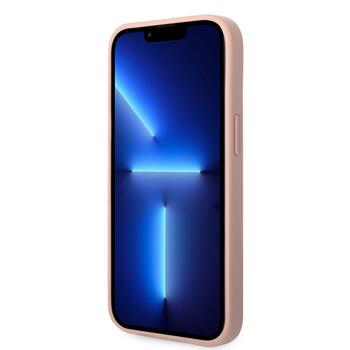 Guess PU Leather Saffiano Case Защитный чехол для iPhone 14 Plus / розовый (GUHCP14MPSASBPI)