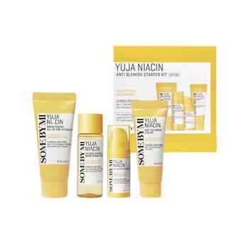 SomeByMi Yuja Niacin Anti Blemish Starter Kit Набор Для Лица 4шт (8809647393177)