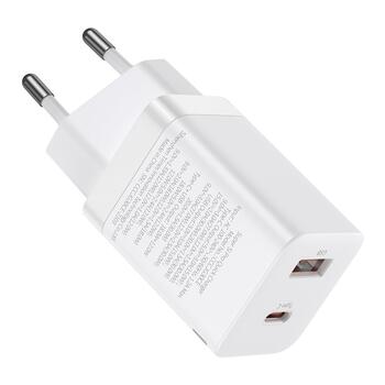 Baseus Super Si PD  Зарядное Устройство 30W /  1x USB-C / 1x USB (BRA012292)