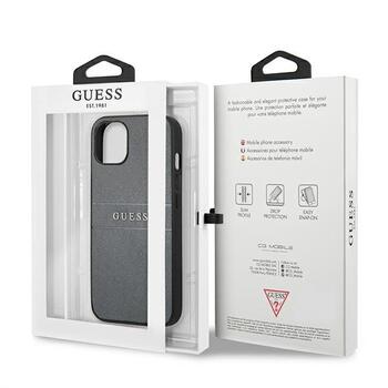 Guess GUHCP13SPSASBGR Saffiano Strap Aizsargapvalks priekš iPhone 13 mini 5,4