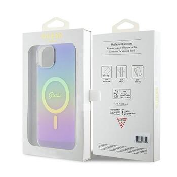 Guess GUHMP15SHITSU Hardcase IML Iridescent MagSafe Защитный чехол для iPhone 15 / 14 / 13 6.1
