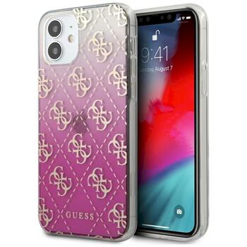 Guess GUHCP12SPCU4GGPI Hardcase 4G Gradient Aizsargapvalks priekš iPhone 12 mini 5,4
