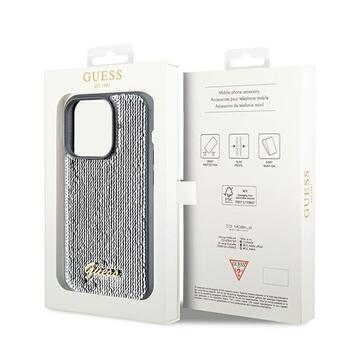 Guess GUHCP14LPSFDGSS Hardcase Sequin Script Metal Защитный чехол для iPhone 14 Pro 6.1