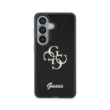 Guess IML 4G Script Metal Logo Чехол для Samsung Galaxy S26 (GUHCS26S5HC4MLSK)