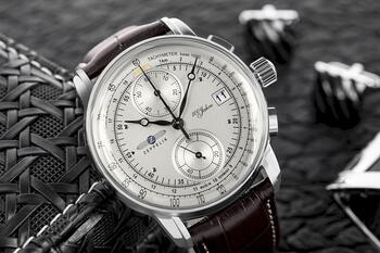 ZEPPELIN 100 Yahre Chronograph Vīriešu pulkstenis 8670-1 / (8670-1)