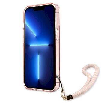 Guess GUHCP13XHTSGSP Hardcase Translucent Stap Aizsargapvalks priekš iPhone 13 Pro Max 6,7
