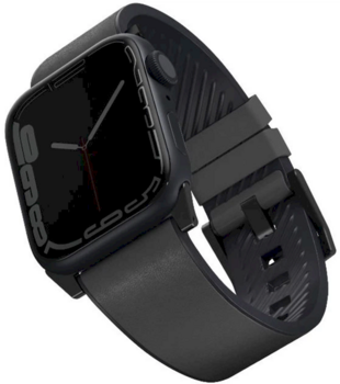 Uniq Straden Leather Hybrid Ремешок для Apple Watch Series 1–8 / SE / SE2 / SE3 / Ultra 1 / 2 / 3 / 42 / 44 / 45 / 49 mm (UNIQ-45MM-STRAGRY)