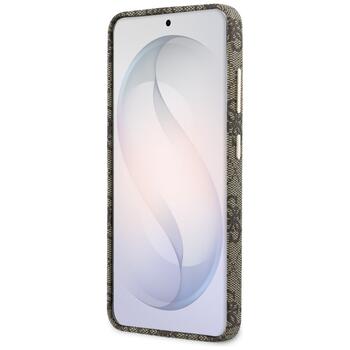 Guess 4G Script MagSafe Aizsargapvalks priekš Samsung Galaxy S26 / brūns (GUHMS26S5P4FWMSW)