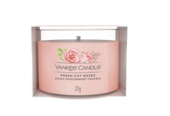 Yankee Candle Fresh Cut Roses Aromātiskā svece 37 g (5038581125862)