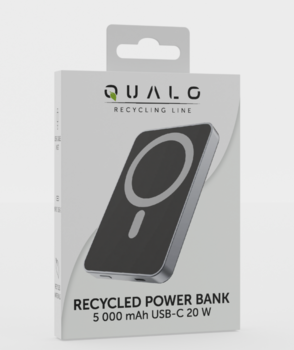 Qualo QRPB‑20‑07 MagSafe Беспроводной Повер Банк 5000 mAh / 20W / USB-C (QRPB‑20‑07)
