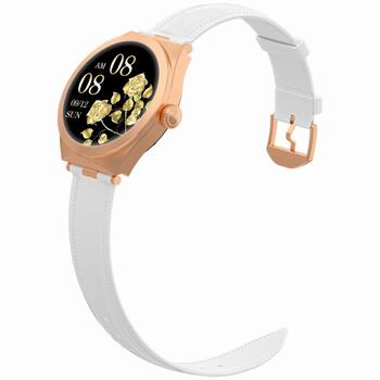 Smartwatch Gravity Умные часы / розовое золото-белый (GT25-5)