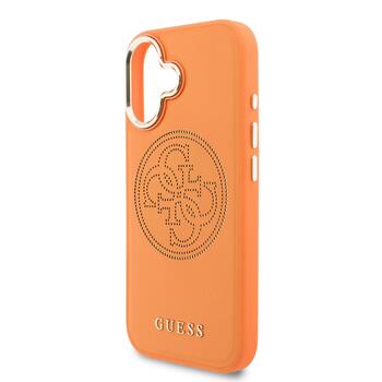 Guess PU Perforated 4G Logo MagSafe Case Aizsargapvalks priekš Apple iPhone 17 (GUHMP17S5PG4SRGO)