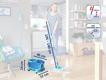 Leifheit Clean Twist Disc Mop Ergo Mobile Набор Для Чистки Полов (1052102)