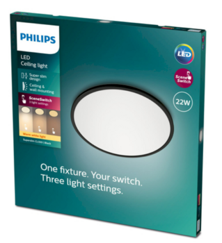 Philips Superslim CL550 Потолочная лампа 22W (929002666801)