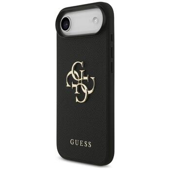 Guess Grained Big 4G & Classic Logo case Защитный чехол для iPhone Air / чёрный (GUHCP17MPGT4MBK)