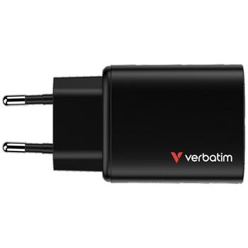 Verbatim Essentials Сетевой зарядное устройство 65W / черный (32352)