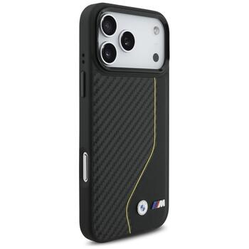 BMW M Carbon Line & Logo MagSafe Case Защитный Чехол для Apple iPhone 17 Pro Max (BMHMP17X25PCCSCKY)