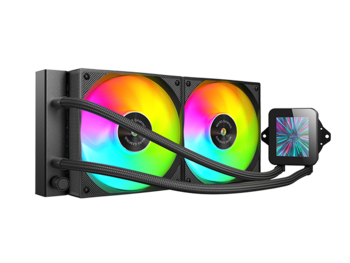 Mars Gaming MLVISION240 Liquid Cooling System with 360º LCD / TDP up to 500W (MLVISION240)