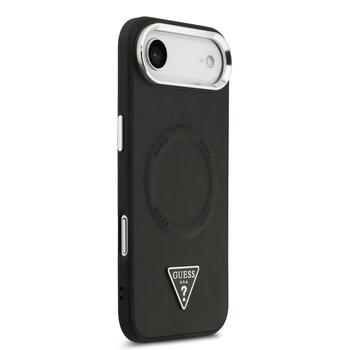 Guess PU Leather Triangle Logo MagSafe Case Чехол для Apple iPhone 17 Air (GUHMP17MPSDTSCMK)