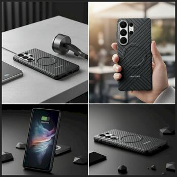 Samsung Carbon Magnet Case Чехол для Samsung Galaxy S26 Ultra (EF-KS948SSEGWW)