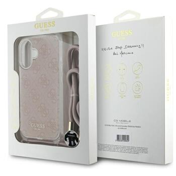 Guess GUHCP16SHC4SEP Hardcase Crossbody Cord 4G Print Защитный чехол для iPhone 16 6.1