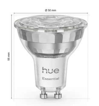 Philips Hue Essential WCA 345 GU10 Умные лампочки 3 шт (929004235704)