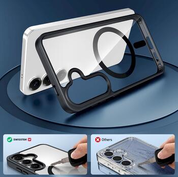 Swissten Clear Jelly MagStick Metallic Case Чехол для Samsung Galaxy S26 Plus 5G (33001744)