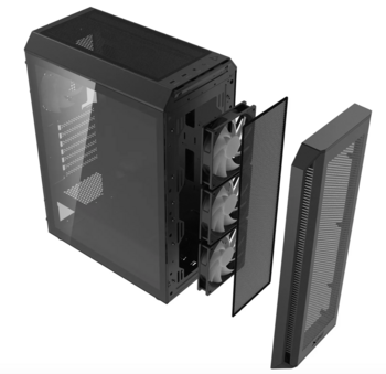 Adata XPG VALOR AIR PLUS Datora korpuss ATX (VALORAIRPLUSMTA-BKCWW)