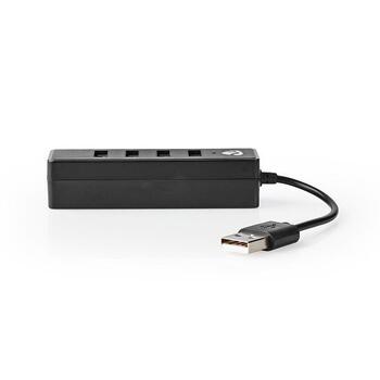 Nedis UHUBU2420BK USB Hubs - Sadalītājs (UHUBU2420BK)