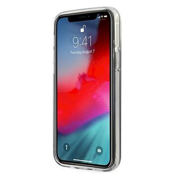 Guess GUHCP12MPCUGLSPI Hardcase Glitter Gradient Script Aizsargapvalks priekš iPhone 12/12 Pro 6,1
