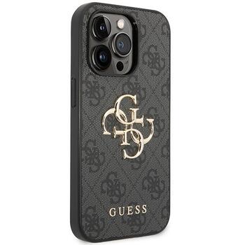 Guess 4G Big Metal Logo Back Case Защитный Чехол для Apple iPhone 15 Pro (GUHCP15L4GMGGR)