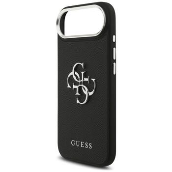 Guess Grained Big 4G Classic Logo Case Защитный чехол для iPhone Air / чёрный (GUHCP17MPG4SMCEK)