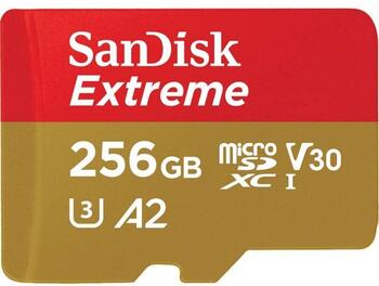 SanDisk Extreme microSDXC Карта Памяти 256GB (SDSQXAV-256G-GN6MA)